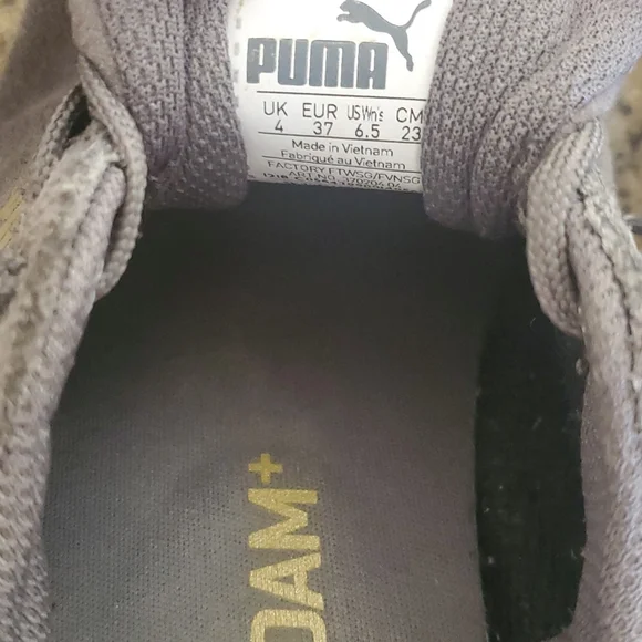 Puma Vikky EUC Size 6.5M Gray - Picture 8 of 9